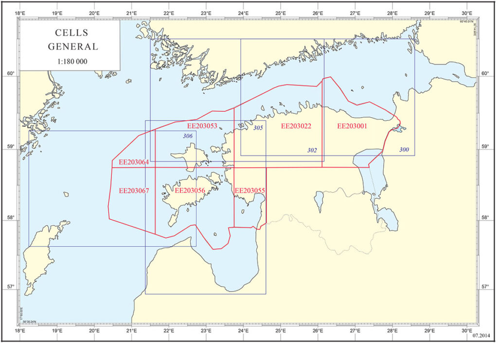 Electronic Nautical Charts from Estonian Maritime Administration | Bestikon